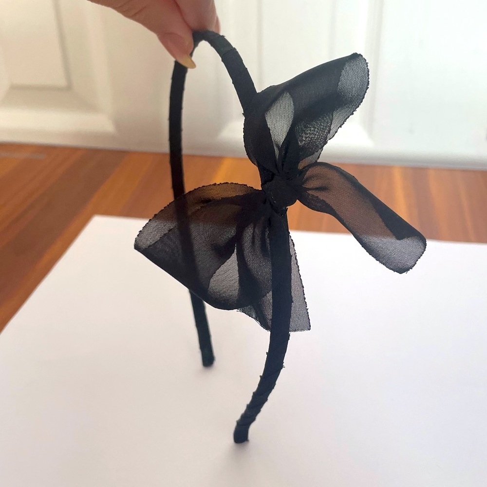 Black Bow Headband